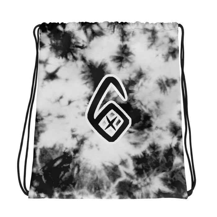 '6' Tie Die Drawstring Bag