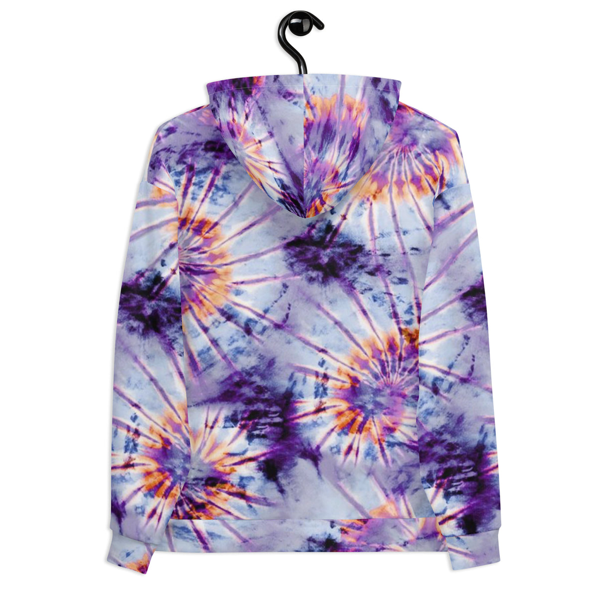 Purple Tie Die Unisex Hoodie