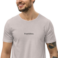 'Possibilities' Men's Curved Hem T-Shirt