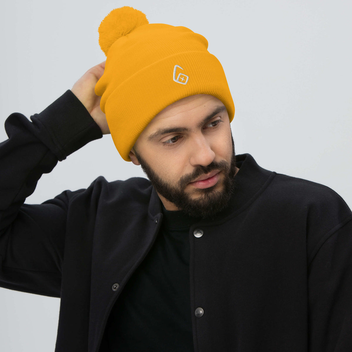 '6' Pom-Pom Beanie