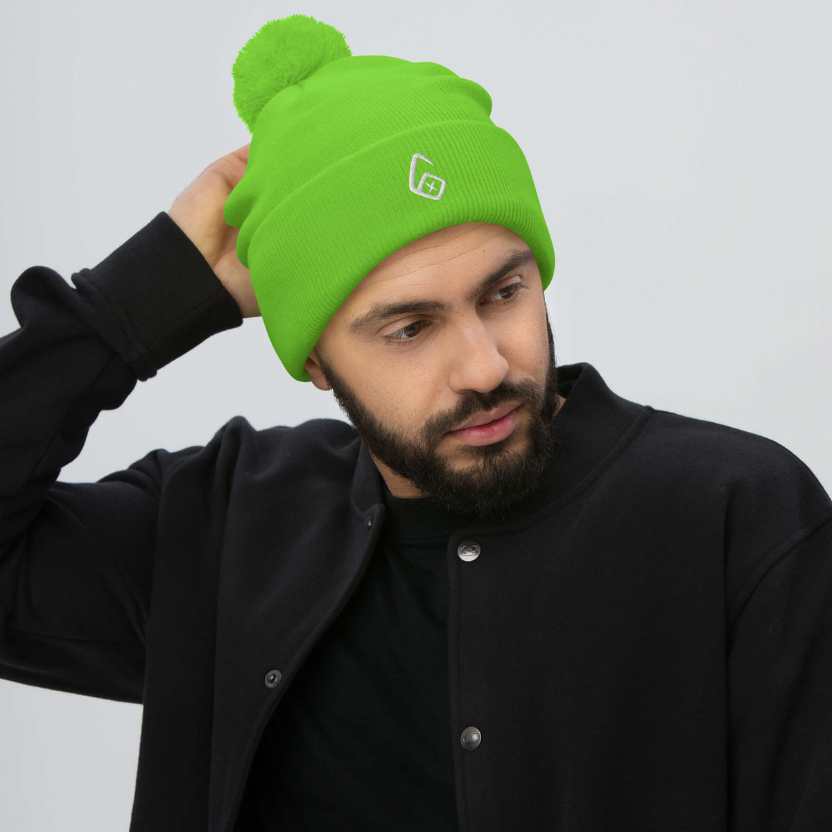 '6' Pom-Pom Beanie