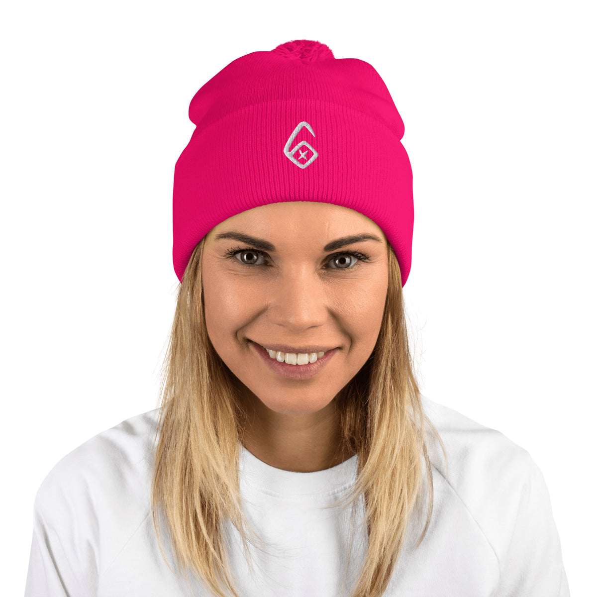 '6' Pom-Pom Beanie