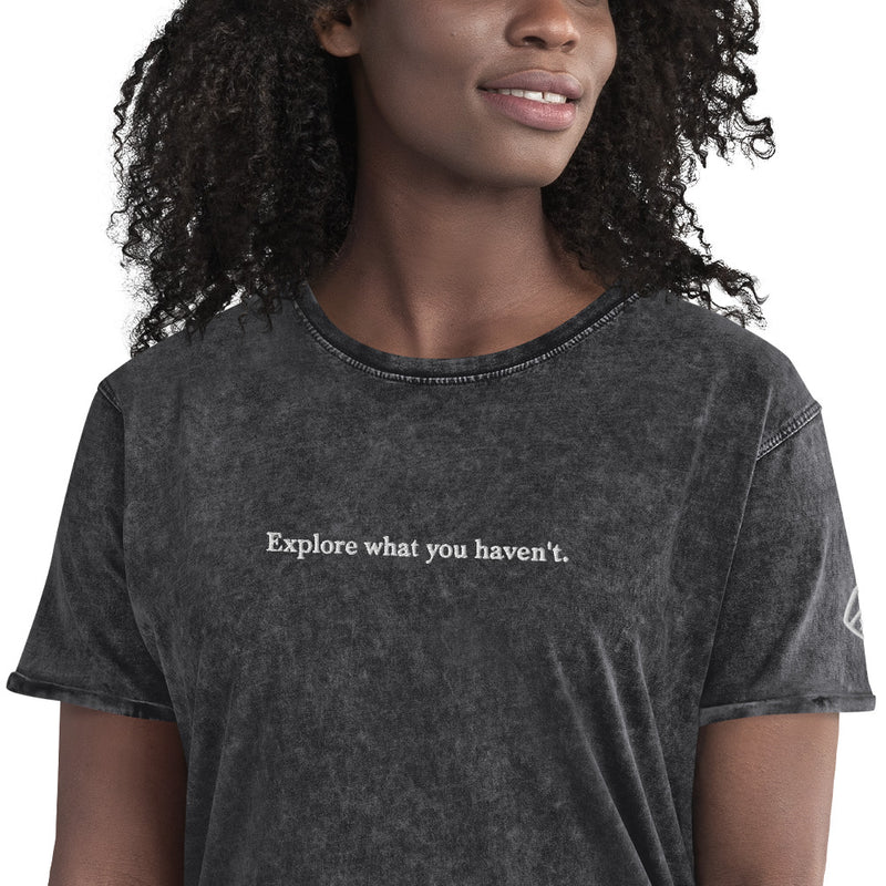 'Explore What You Haven't' Denim T-Shirt