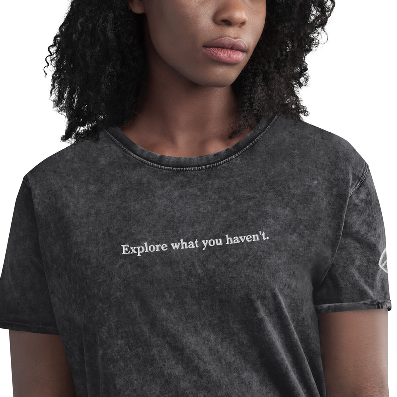 'Explore What You Haven't' Denim T-Shirt