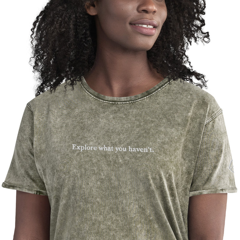 'Explore What You Haven't' Denim T-Shirt