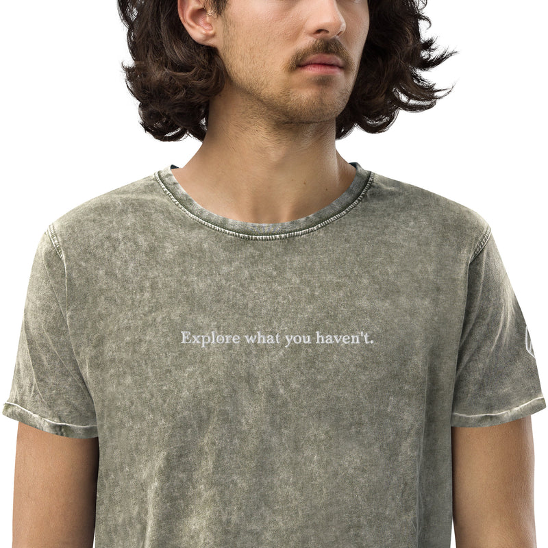 'Explore What You Haven't' Denim T-Shirt