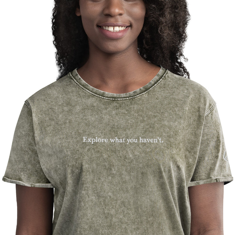 'Explore What You Haven't' Denim T-Shirt