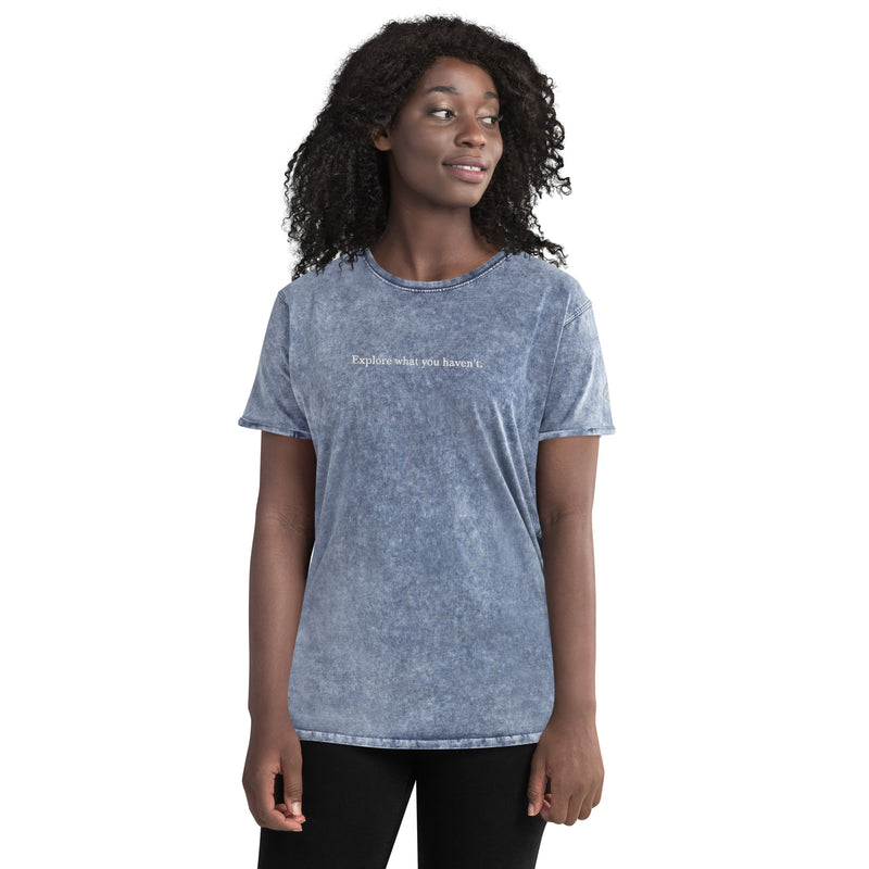 'Explore What You Haven't' Denim T-Shirt