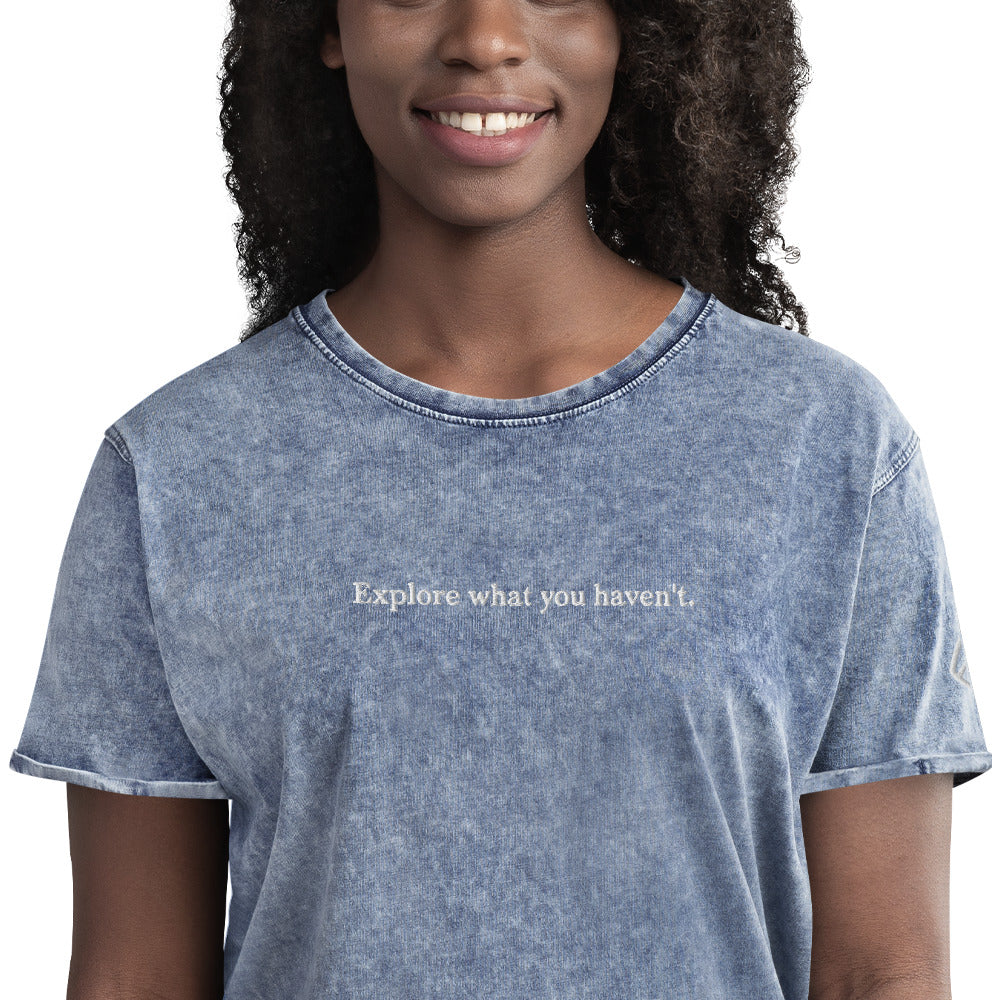 'Explore What You Haven't' Denim T-Shirt