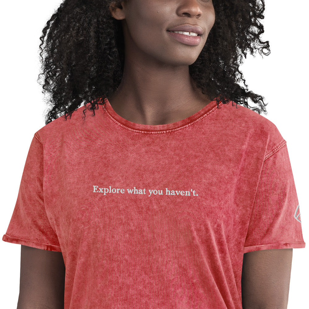 'Explore What You Haven't' Denim T-Shirt