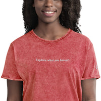 'Explore What You Haven't' Denim T-Shirt