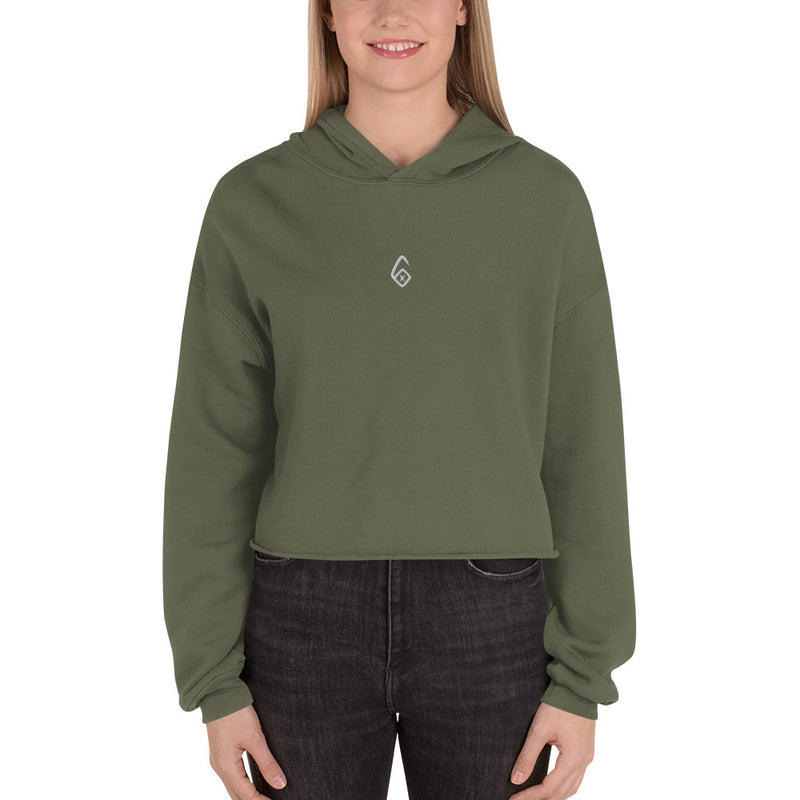 '6' Women's Crop Hoodie