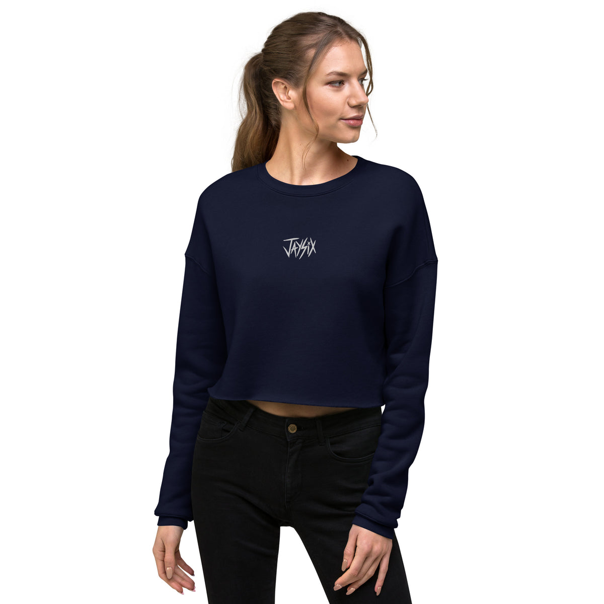 'Jaysix' Women's Crop Sweatshirt